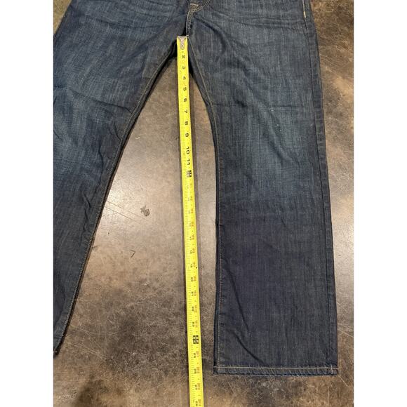 American Eagle Jeans Mens 33x30 Blue Original Straight Straight Leg Med/DarkWash - Picture 7 of 7